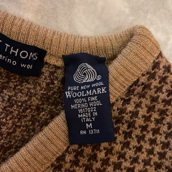 GRANT THOMAS Italian merino wool sweater vest Size M( Men’s) - Picture 3 of 3